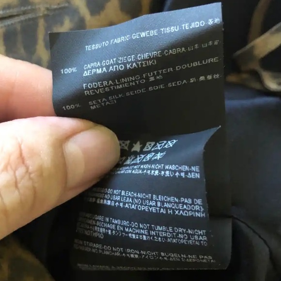 Vintage! Rare! New! ๐St.Laurent Leopard Fringe Curtis Jacket Sz. 38 NWT ๐๐ - Picture 15 of 16